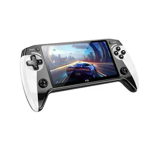 2026 New Upgraded Portable Game Console, 5.5 Inch Handheld Gaming Console, Rechargeable Device with Over 3500 Built-In Games, Perfect Gift for Adults & Kids