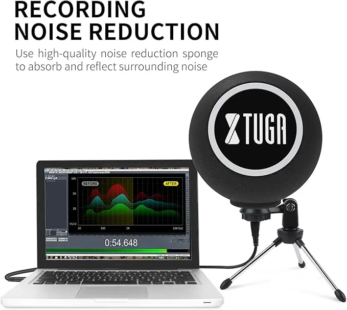 Xtuga CV-101 Professional Microphone Pop Filter Acoustic Shield Xtuga CV-101 Professional Microphone Pop Filter Acoustic Shield