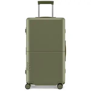 July Checked Trunk in Moss