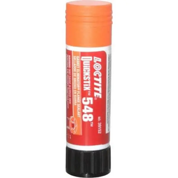 Loctite Orange Polyurethane Gasket Sealant Stick (19 g) - Series 548, Sealing Solution in Stick Form, 300.2°F Max Temp, 24 Hr Full Cure Time, High-Temp Performance, Part No. 640484