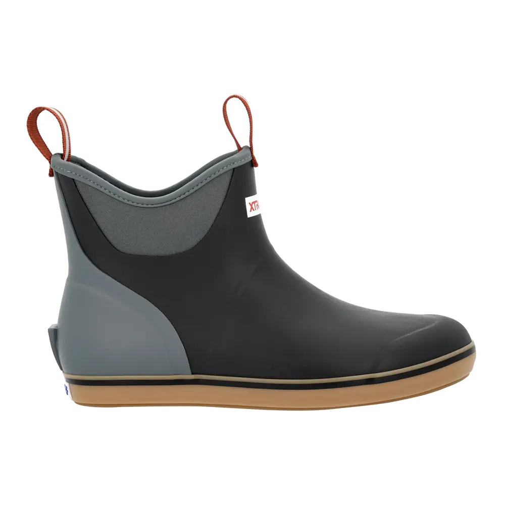 Xtratuf Mens Ankle Deck Rain Casual Boots Ankle - Black