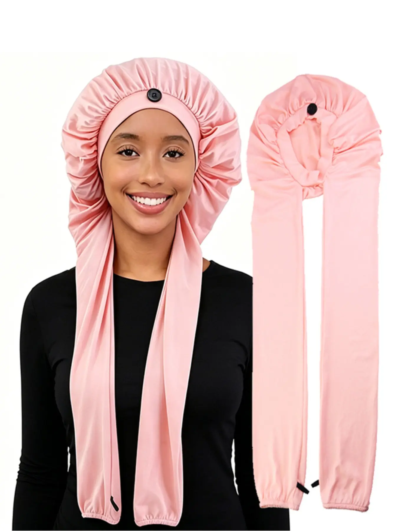 1pcs Long Hair Sleep Cap, Dreadlock Long Bonnet, Protective Hair Cover, Comfortable Nightcap for Afro Hairstyles, Hair Care Cap