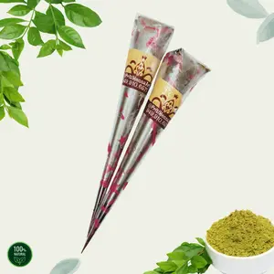 25g - 30g two natural henna cone, henna kit