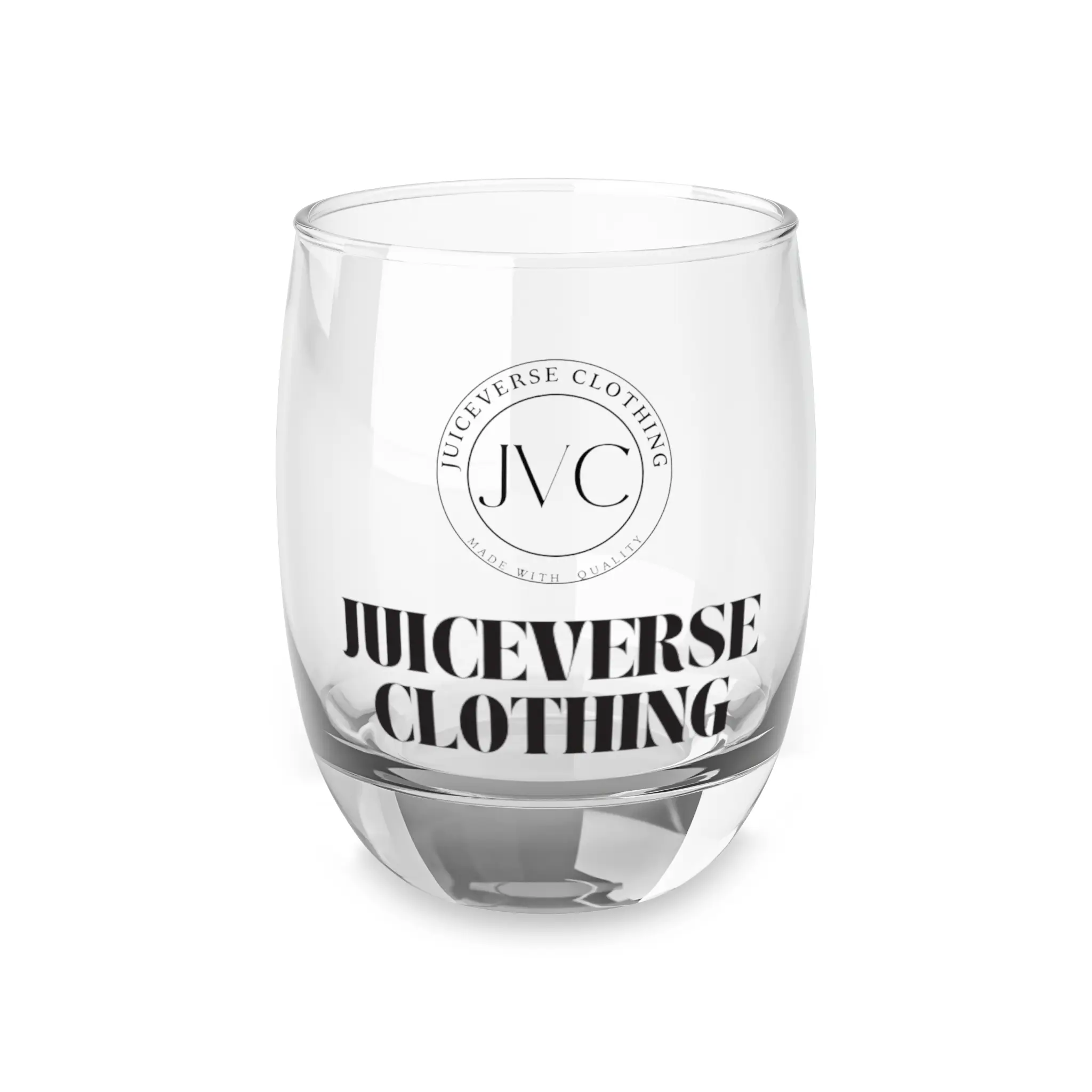 Juiceverse Whiskey Glass - Premium Quality Short Glass for Spirits & Cocktails