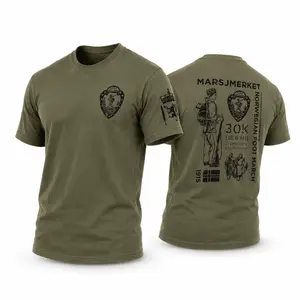 Marsjmerket Norwegian Foot March Shirt, Military Ruck March 30K Tee, Tactical Endurance Training Shirt, Army March Badge Graphic Tee – Menswear & Underwear - Men's Tops - T-Shirts