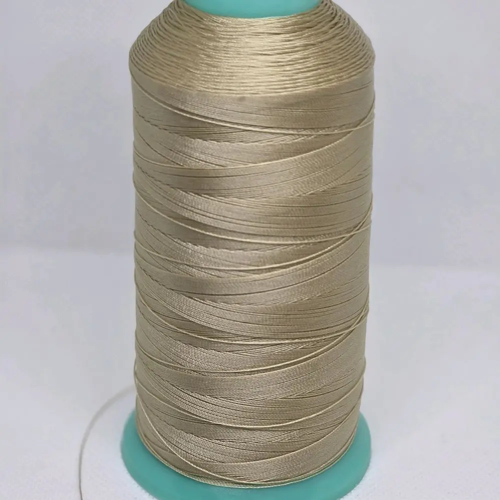 Durable heavy duty beading thread- cream