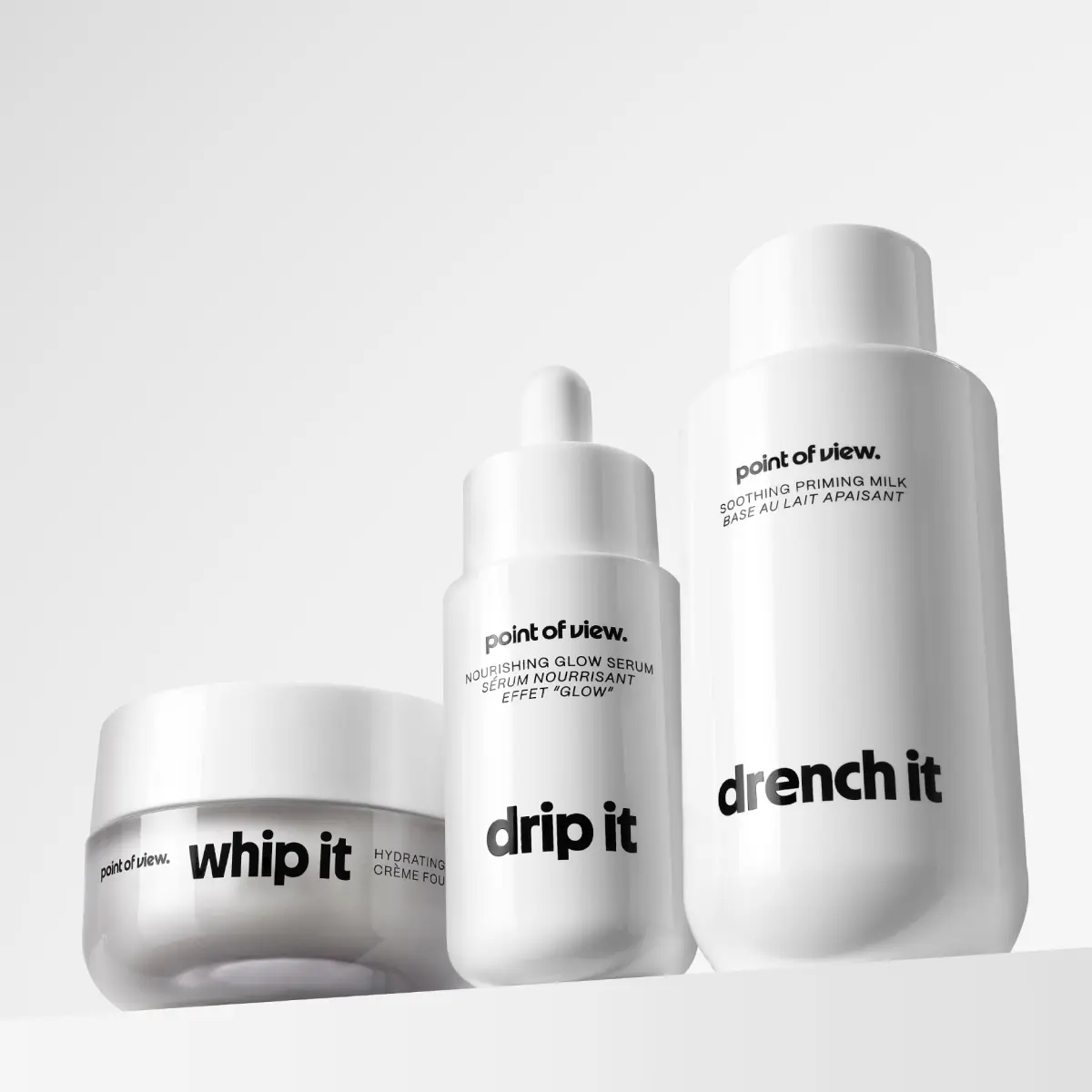 Renew It Bundle by Point of View: A trio of ultra-hydrating, skin prep essentials Moisture Repair
