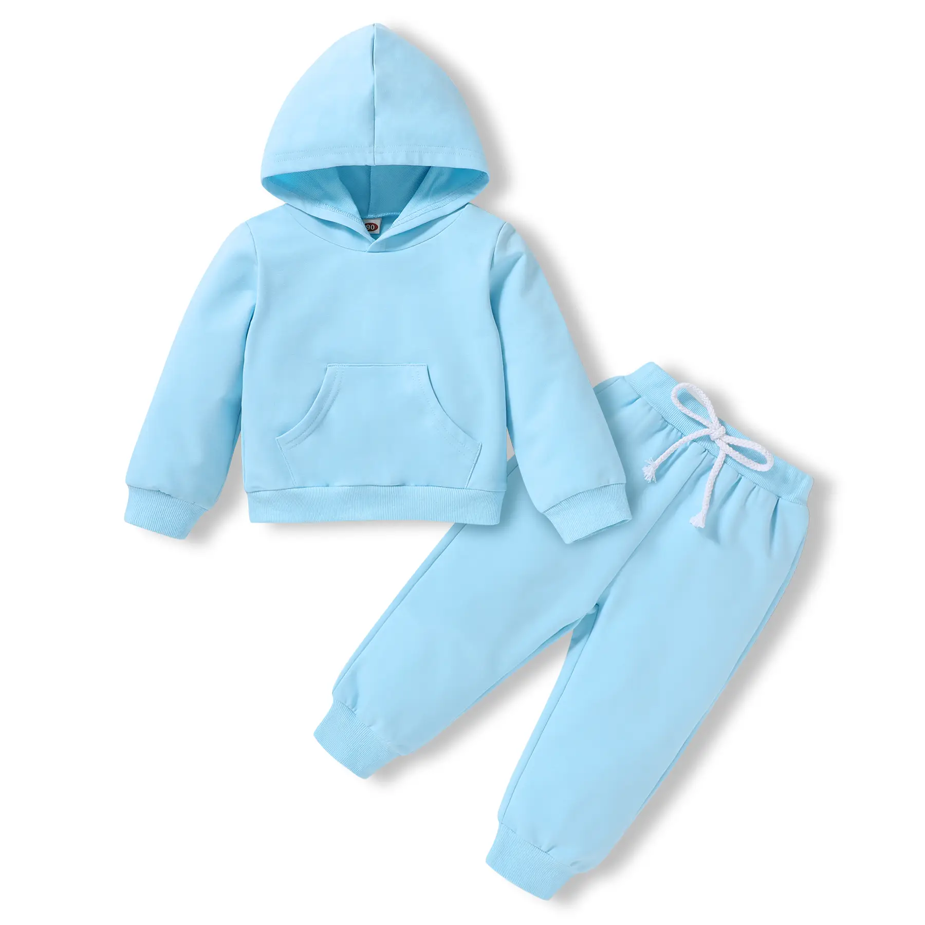 Fall Outfits for Girl Boy Long Sleeve Hoodie Top and Long Sweatpants Set kids Sweatsuit