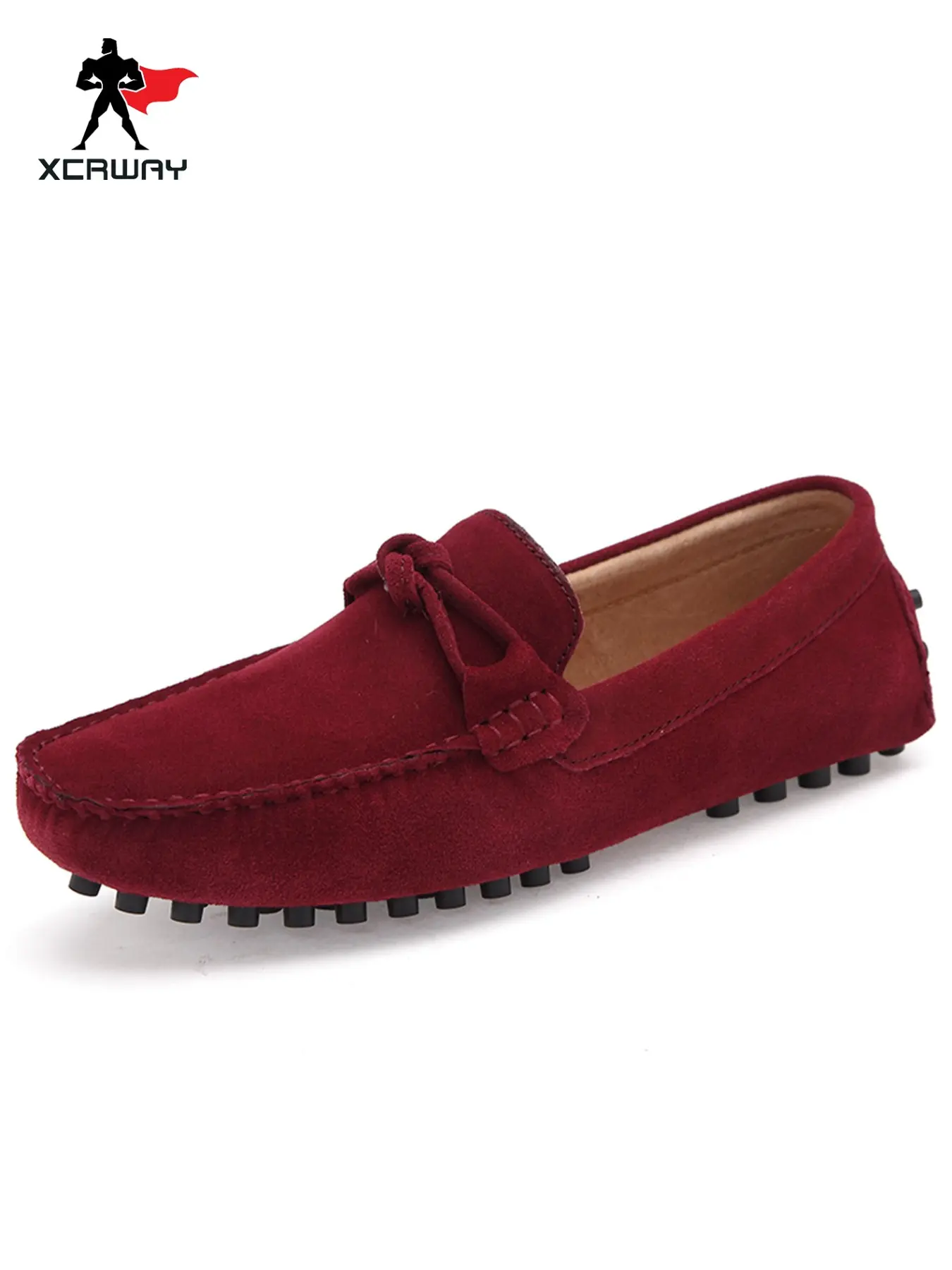 British Vintage Casual Flat Affordable Loafers, Slip-On Fashion Soft Sole Driving Shoes, Anti-Slip Rubber Sole, Ideal for Men's Weekend Outings