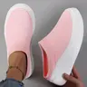 Women's Mesh Breathable Lightweight Sneakers, Casual Comfortable Sports Running Walking Shoes, All-match Round Toe Slip on Shoes for Daily Wear, Athletic Lightweight Footwear, Breathable Workout Shoes, Lightweight Breathable Runner