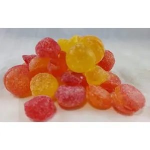 Peach Hard Candy Drops 3-Pack - 13.5 Ounces of Candy