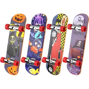 4 PCS Finger Toys Professional Finger Boards Mini Skateboard Fingerboards for Creative Fingertips Movement, Skateboard Educational Toys Party Favors Novelty Toys for Kids Boys Girls Gifts