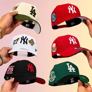 New Era MLB LA Dodgers, NY Yankees, Pirates, Braves, ... Snapback Baseball Hat – 9FIFTY Adjustable & 59FIFTY Fitted Cap for Men & Women, Flat Brim Streetwear Style, Gorra de Béisbol Unisex, Hip Hop Urban Fashion, Vintage Sports Look, USA TikTok Trend 2026