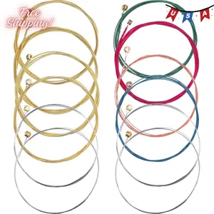 2 Sets of 6 Guitar Strings Replacement Steel String