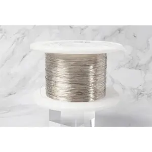 30G Round Wire - 14K Solid Gold (White)