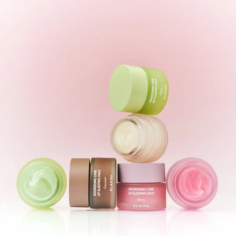 KLAVUU Nourishing Care Lip Sleeping Pack (20g) for Dry Cracked Chapped Lips - Hydrating Night Treatment Creams Hydrate Soothing Moisturize