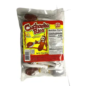 Cucharita Rica Tamarind Flavored Candy on 22 Count Spoon - Sweet Snack for Gifting & Enjoying on Your Own