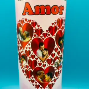 Scented Aroma Candle - Charged Romantic Candle Gift for Home Decor, Love-Themed Home Supply