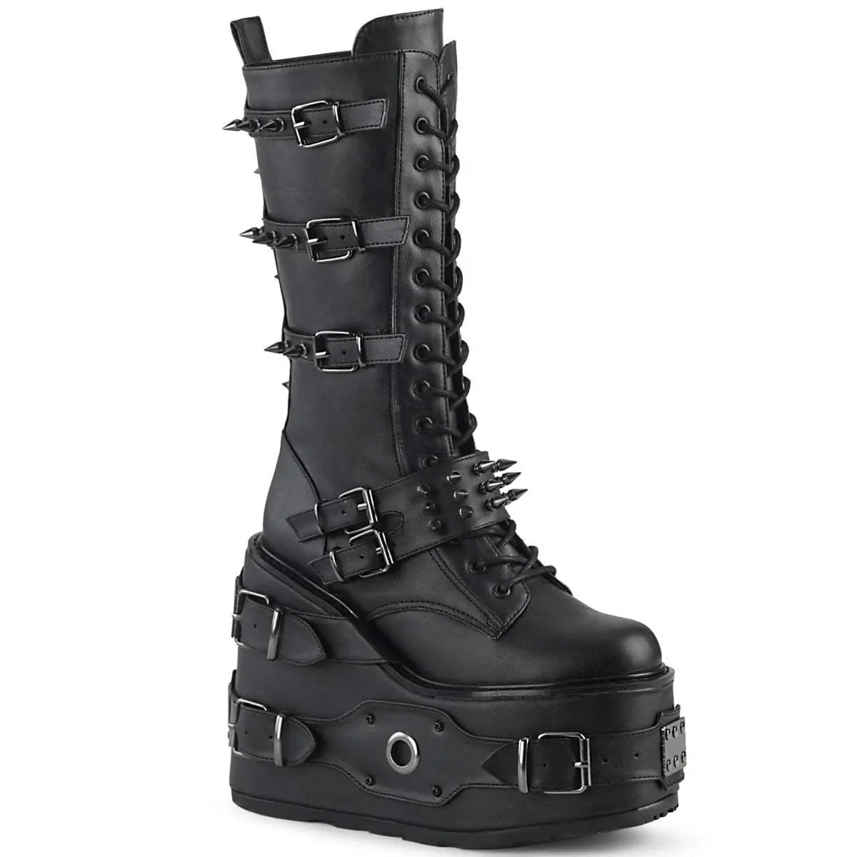 Demonia Swing-327 Platform Heel Knee High Boots for Women Demonia Swing-327 Platform Heel Knee High Boots for Women