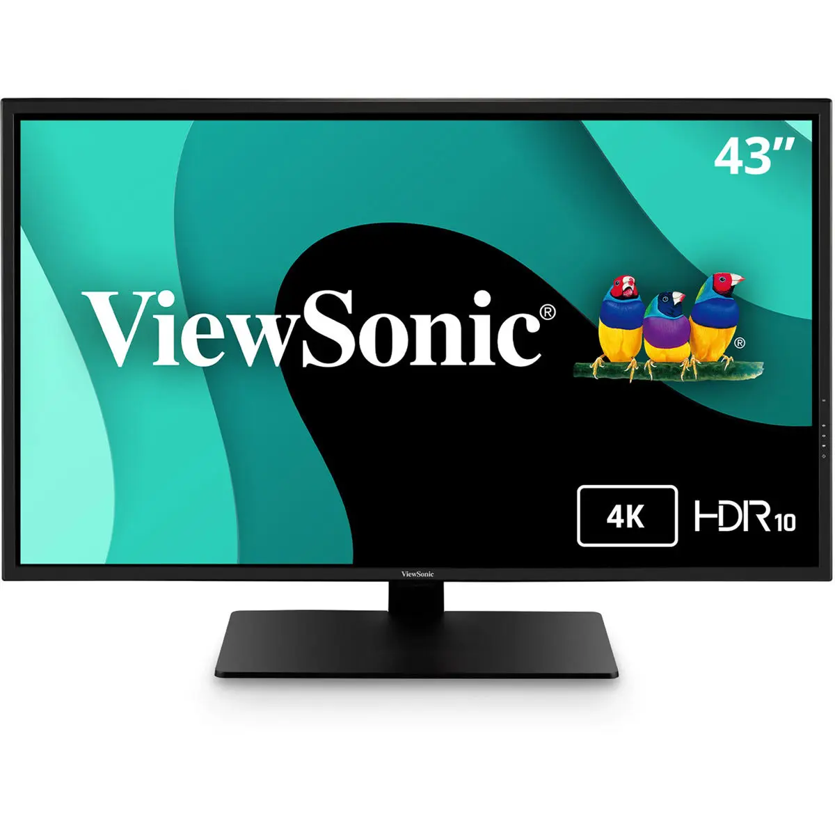 ViewSonic VX4381-4K 43" 16:9 4K UHD MVA LED Monitor, Built-In Speakers