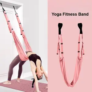 Waist Back Leg Stretch Strap/Yoga Fitness Band, Stretching Gear, Leg Stretching Assist Trainer, Yoga Stretcher, Back Bend Split Inversion Strap for Fitness, Dance, Ballet, Gymnastics