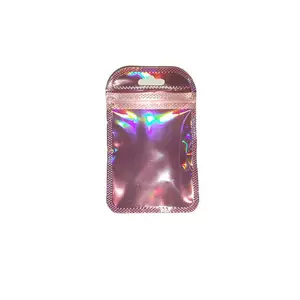 Floral Glossy Pack with 1 Bag 1 Hairpin 2 Hairclips and 1 Random Tattoo Sticker Makeup Pouch Container Set Gift for Women Travel Accessory Travel Beauty Bag