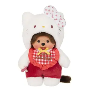 Hello Kitty x Monchhichi Monchhichi S Gingham Check