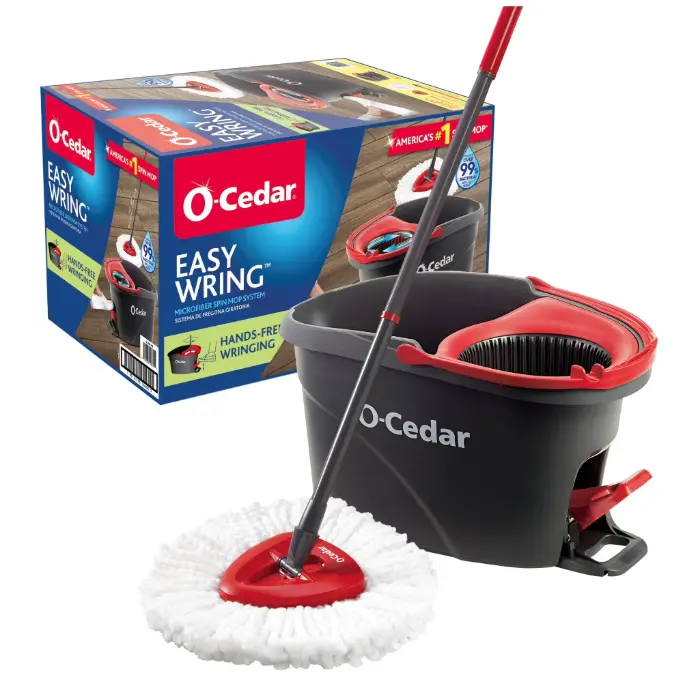 O-Cedar EasyWring Spin Mop & Bucket System