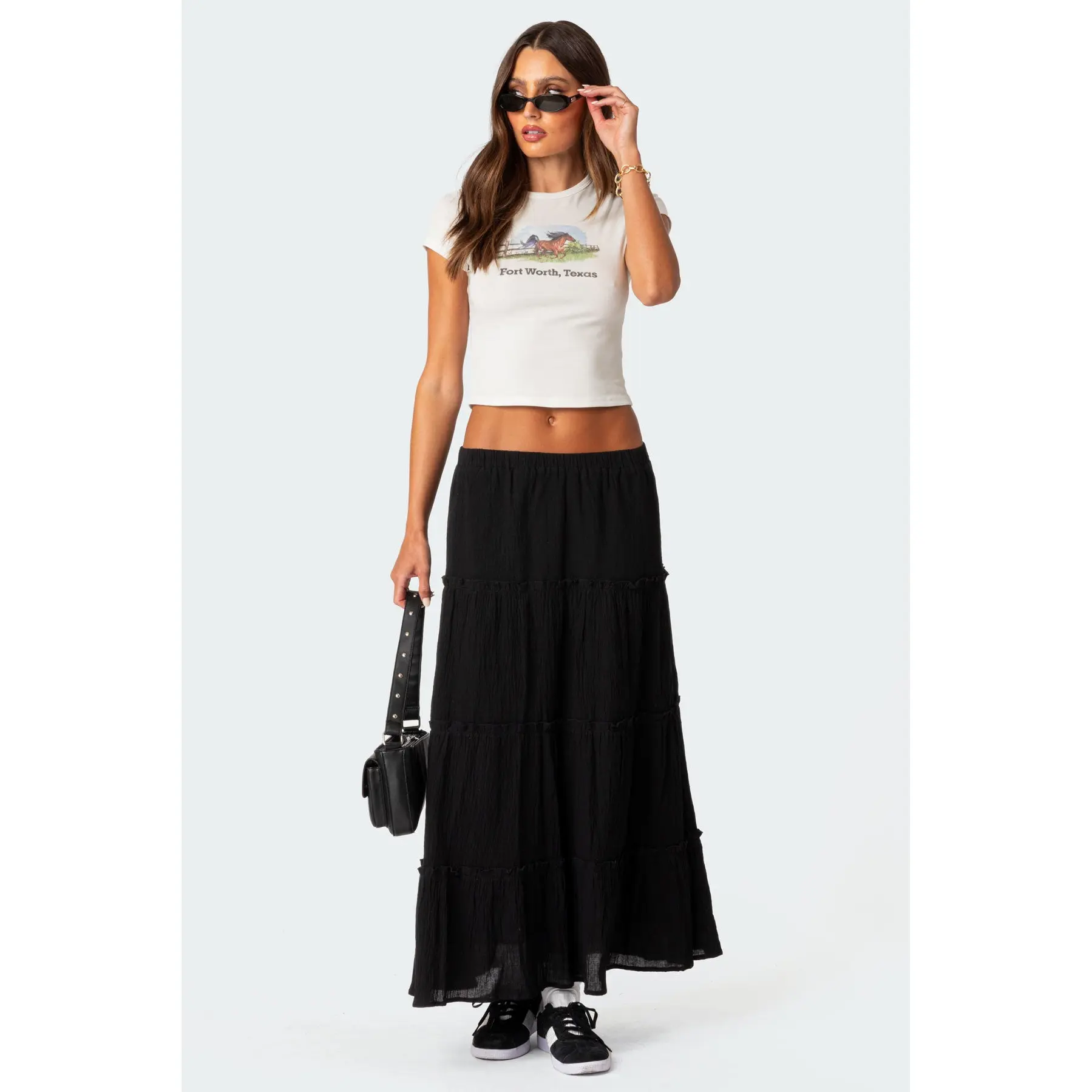 Charlotte Tiered Maxi Skirt Charlotte Tiered Maxi Skirt