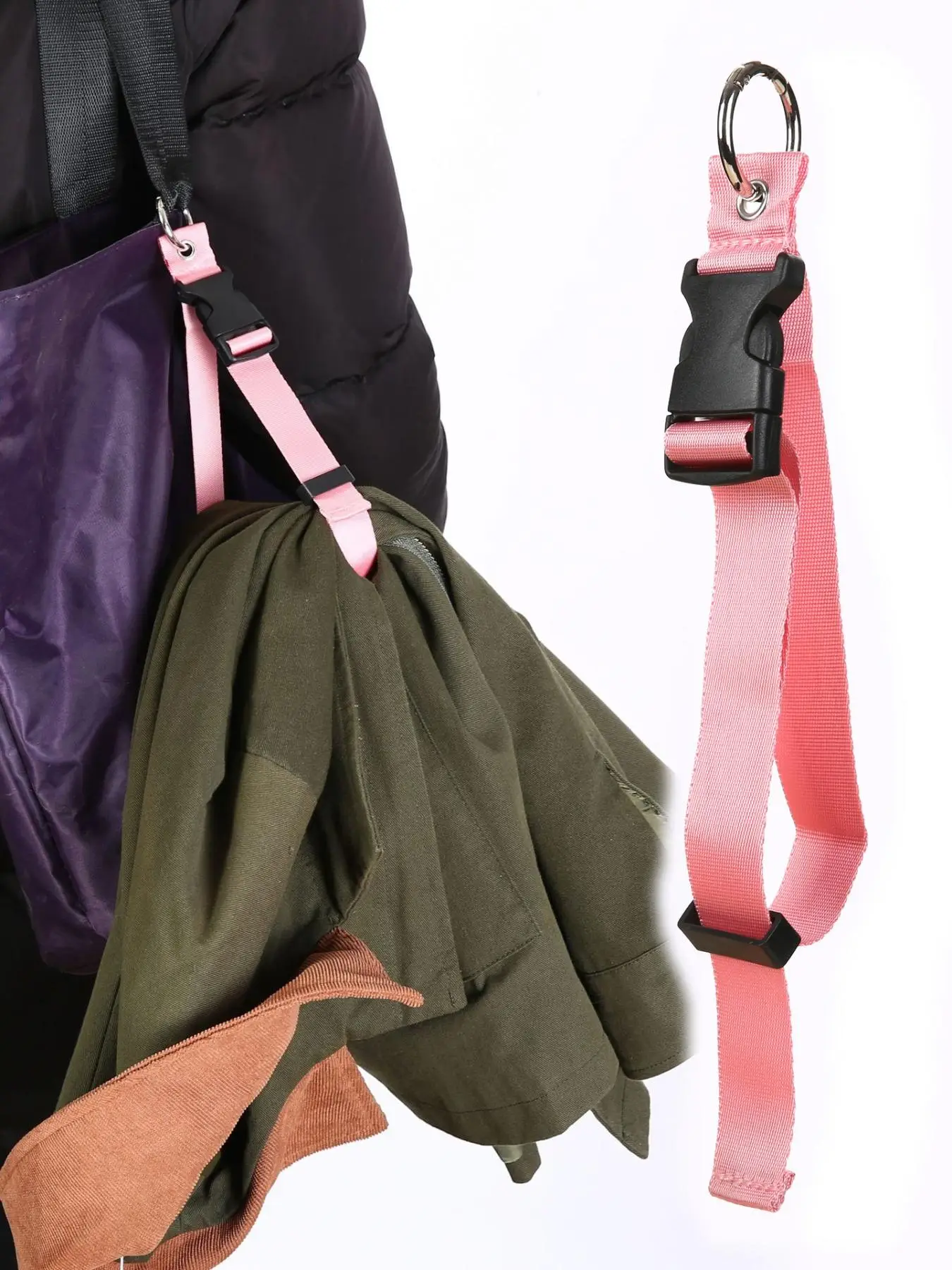 Travel Suitcase Luggage Strap, Portable Adjustable Buckle Nylon Travel Bag Strap, Summer Travel Bag Accessories