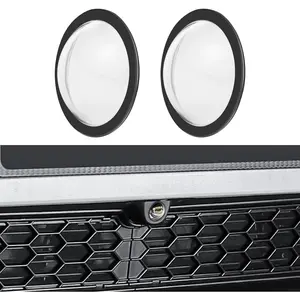 2 Pack Lens Protection Cover PC Guard Kit Automotive for Tesla 2025 Cybertruck 2025 Model Y Juniper 2025 Model S 2025 Model 3 Front Bumper Camera