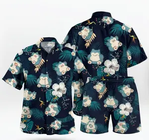 2026 Hot Hawaiian Sets PKM [FREESHIP] Fresh Summer – Youthful – Bold with the Snor PKM Hawaiian Shirt Tropical Anime Aloha Shirt