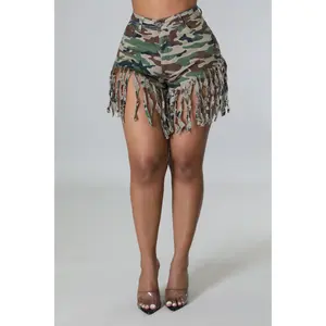 Cadet fringe shorts