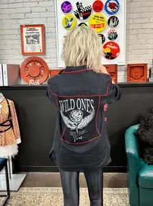 Liner Shirt WILD ONES rose and angel wings