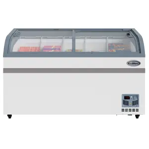 58 Inch Manual Defrost Island Chest Freezer 14 cu. ft. Capacity in White