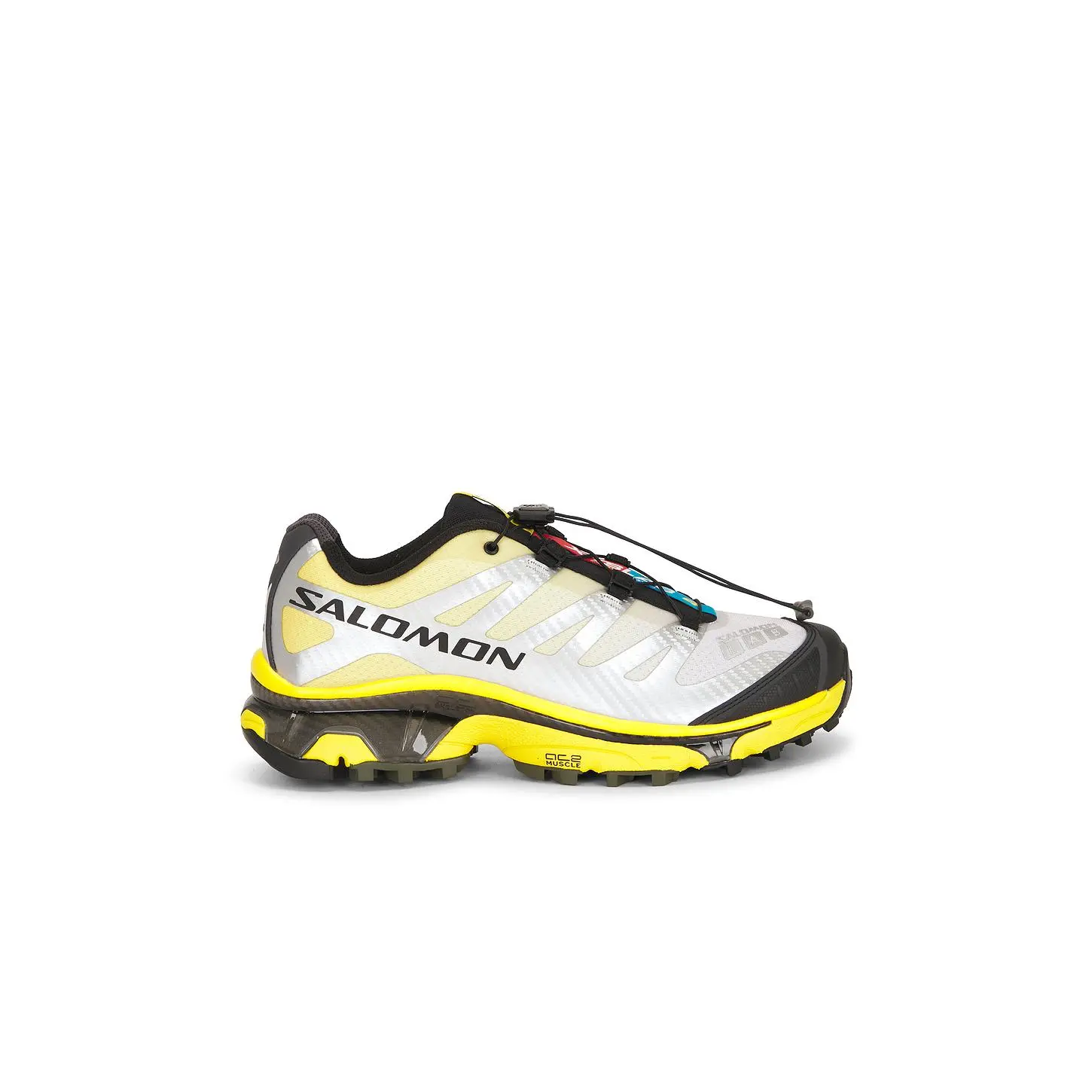 Salomon Xt-4 Og Sneakers in Ftw Silver, Black, & Lemon