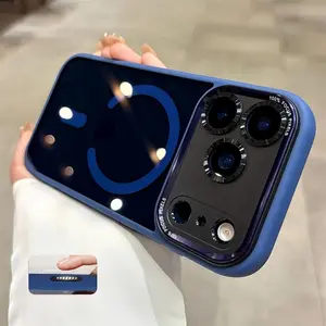 【iPhone 17 Case】Liquid Skin-Feel Magnetic Case Compatible with iPhone 17 Pro Max, 16, 15 & AirShockproof Silicone Soft Case with TPU+PC Hybrid Material