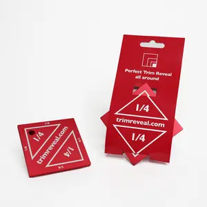 1/4" Trim Reveal Tool - Perfect Trim Molding Spacer/Reveal for Doors and Windows - Now you can hang it on your tool belt for easy access! Ships directly from California.