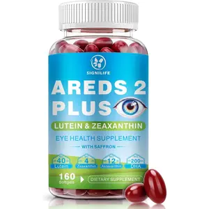 AREDS 2 Plus Eye Vitamins – Advanced Formula with 40mg Lutein & 4mg Zeaxanthin – Enriched with 12mg Astaxanthin, Saffron, Vitamins C, E & DHA – Comprehensive Blue Light Protection & Eye Health Support – Daily Vitality Eyebright Formula