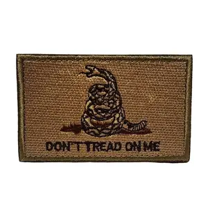 Don't Tread On Me Tactical Patch w/ Hook & Loop Backing - Multicam