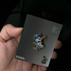 Baseball Skelly Pin - High-Quality Enamel Finish Durable Metal Backing Lightweight Original Design for Jackets Backpacks Hats