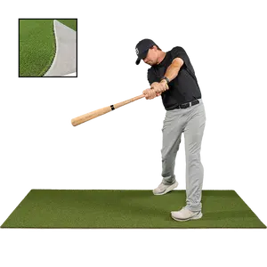 3 x 7 Proball Baseball Stance Mat with Flexible 5mm Foam Backing