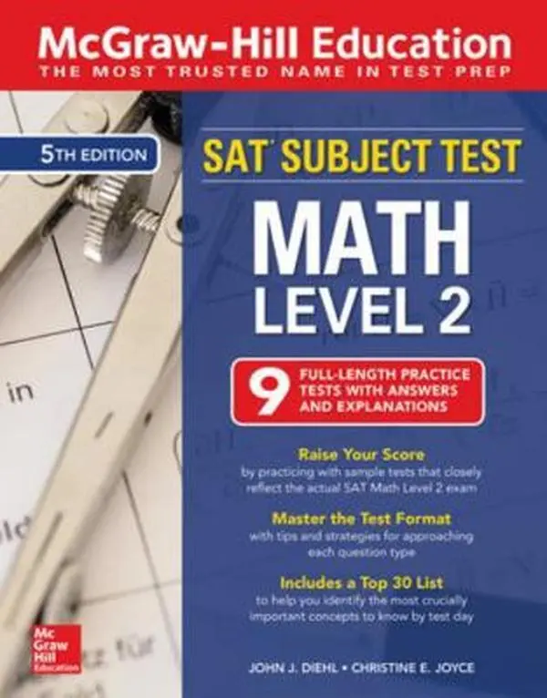 McGraw-Hill Education SAT Subject Test Math Level 2, Fifth Edition by Diehl, John J. (Paperback) - Used