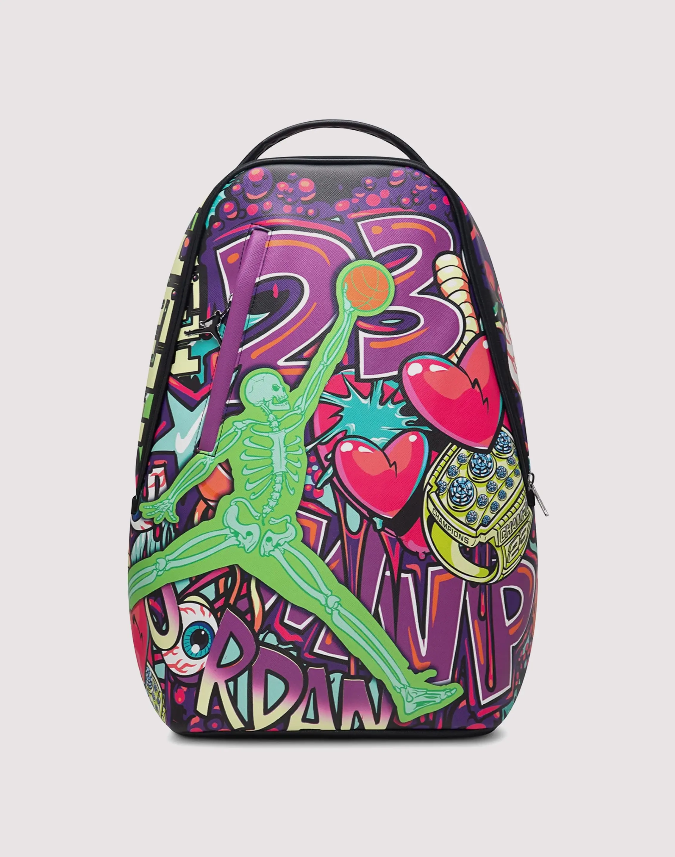 Mens Jordan 6 Rings Graffiti Backpack
