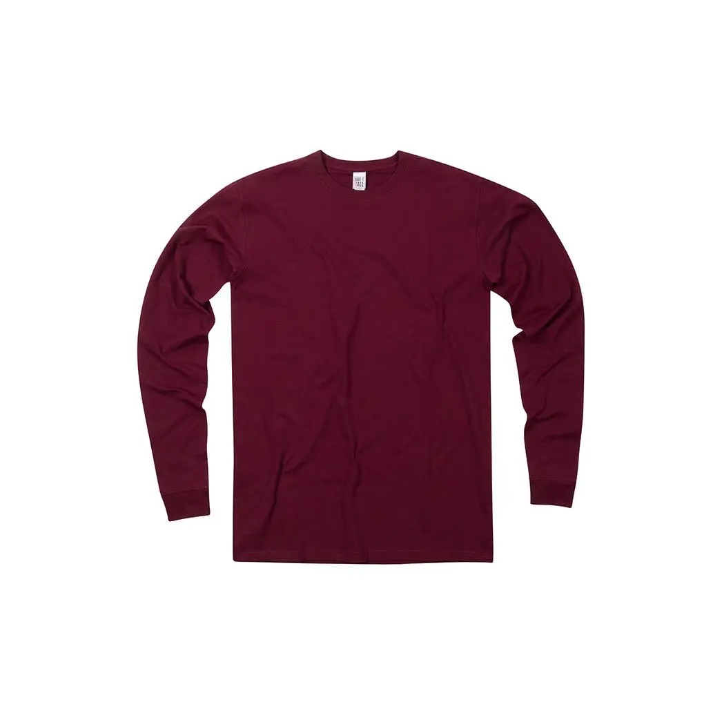 Have It Tall Long Sleeve T-Shirt - Cotton/Spandex 4 Way Stretch