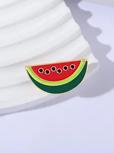 Cute Fun Palestine Watermelon Pins,Palestine Flag Pin,Summer Fruit Palestine Map Brooches,Watermelon Slice Fruit Shaped Brooch Lapel Collar Badge for Bag Hat Summer Palestine Pins,Accessory,Palestinian