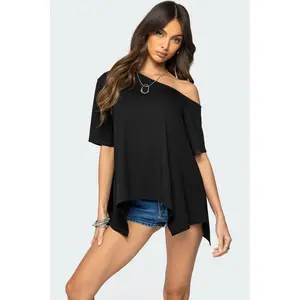 Josy Off Shoulder Handkerchief Top