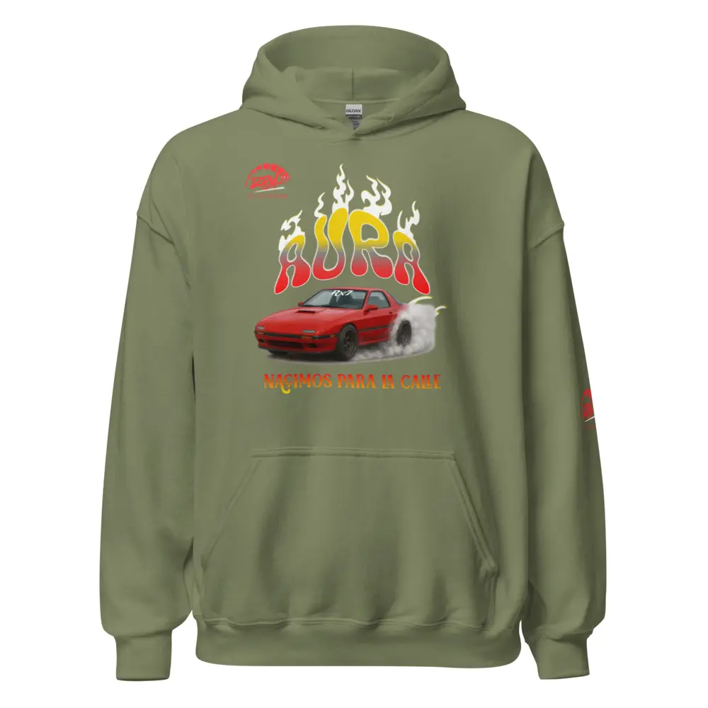 AURA RX7 Unisex Hoodie (Red/Light) | RPM 787