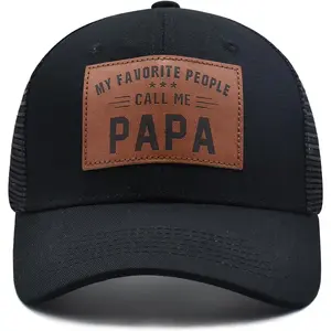 Papa Trucker Hat for Men, Father's Day Christmas Birthday Gifts for Dad from Daughter Son, Adjustable Baseball Cap