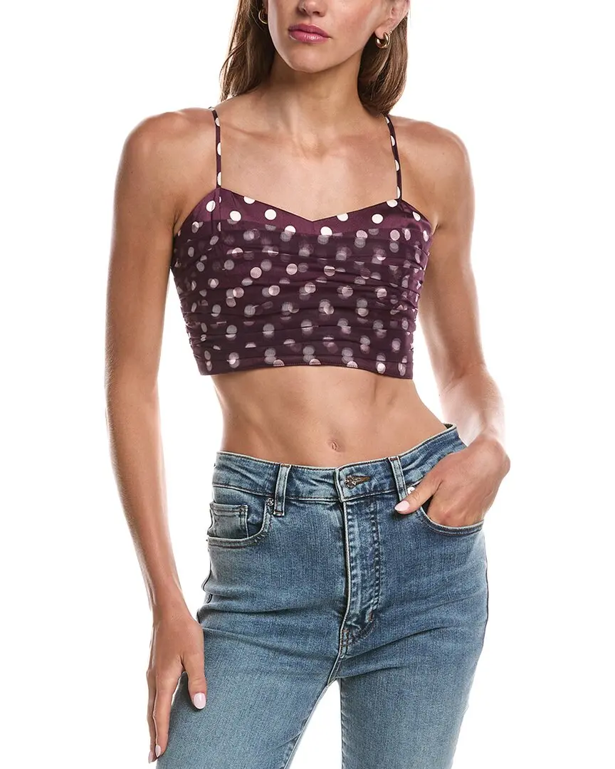 Cinq à Sept Camille Polka Dot Selly Top